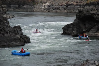 White water rafting, Thompson River