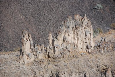 Rock formations at Palouse Falls