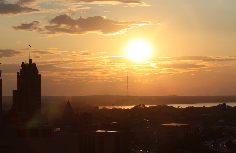 Sunset Over Syracuse