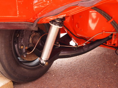 Shortened steel rear trailing arms