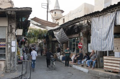 Damascus street at Bab al-Saghir (Little Gate) 9775.jpg