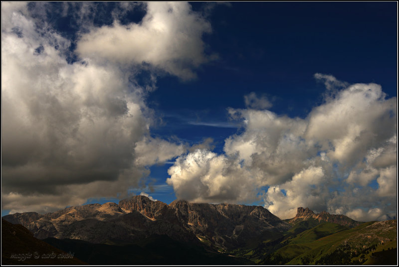 vista dal col rodella,trentino val di fassa