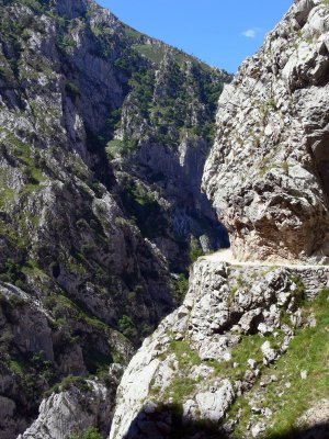 Durante la ruta (Poncebos a Cain)