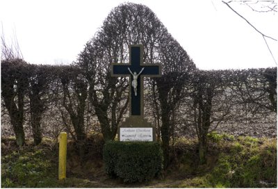 Bruisterbosch - moordkruis aan de Galling