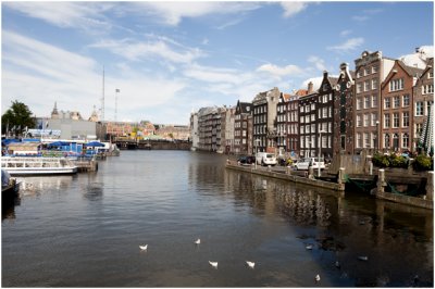 Amsterdamse gracht en karakteristieke gevelbouw