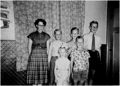 de kinderen Schuttelaar in 1957