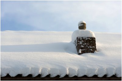 dik pak sneeuw