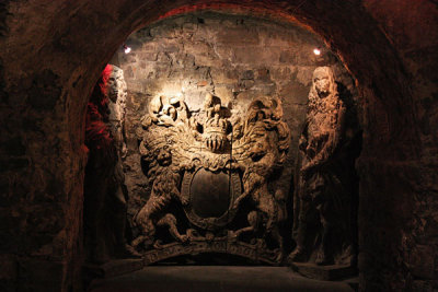 Inside Christ Church Cathedral's crypt