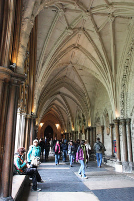 Within Westminster Abbey