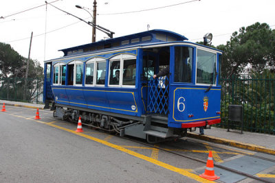 Tram up Tibidabo