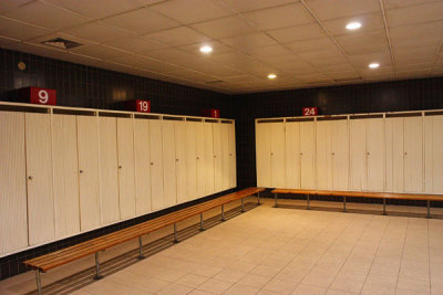 Visitor's changing room