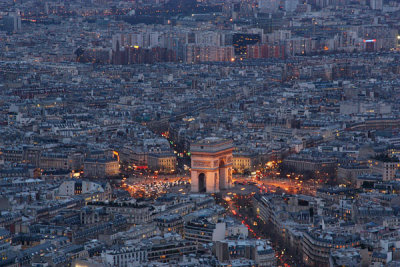 View from The Eiffel Tower