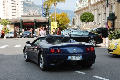 Ferrari 360 Modena outside Le Casino de Monte Carlo