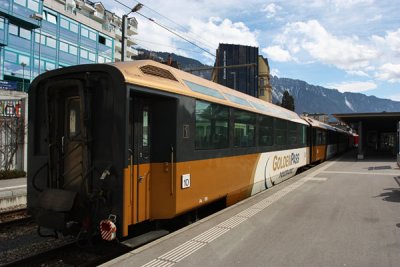 Golden Pass Panoramic train carriage