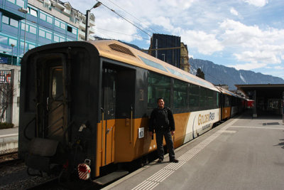 Golden Pass Panoramic train carriage