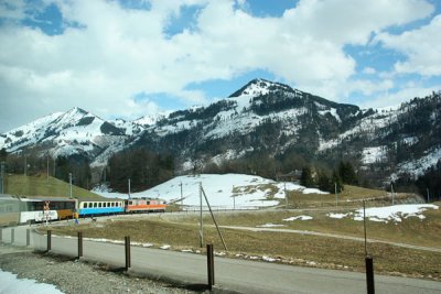 View from the Golden Pass Panoramic train