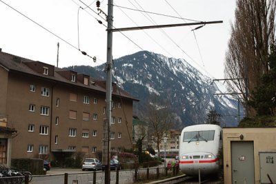 German ICE into Interlaken West
