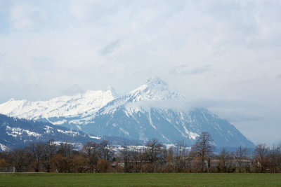 View of the alps
