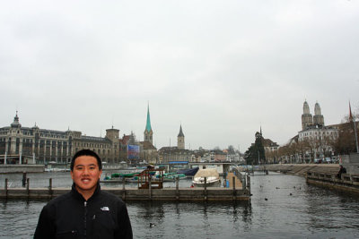 View of Peter Kirch, Fraumünster and Grossmünster