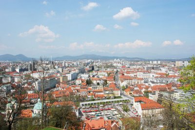 View from Ljubljana Castle