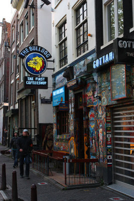 First coffeeshop in Amsterdam