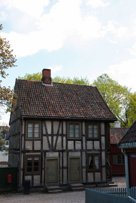 Recreated 18th/19th century city in Norsk Folkemuseum