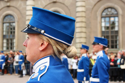 Change of the Guard at Stockholms Slott. 13 May 2009.