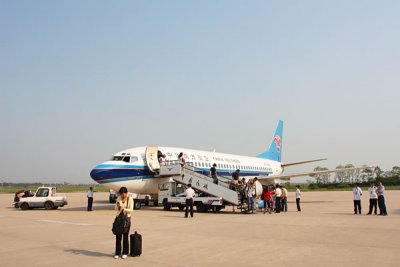 CZ6755 (733) in Dandong Airport