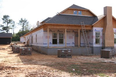 bricks arrive at house 12 05 07