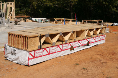 Trim joists arrive