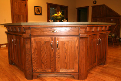 Kitchen island front