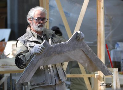 This man is building....A Cathedral !!!!  ( La Sagrada Famlia )