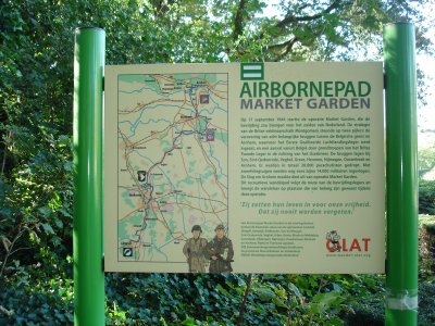 Another Dutch sign explaining Market Garden