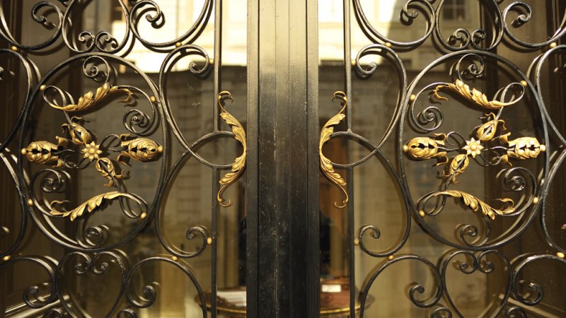Ornamental  Door in Old Geneva