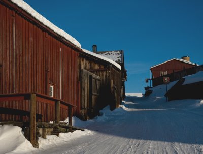 Red houses