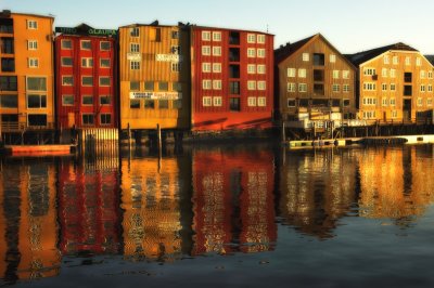 The canal at sunset