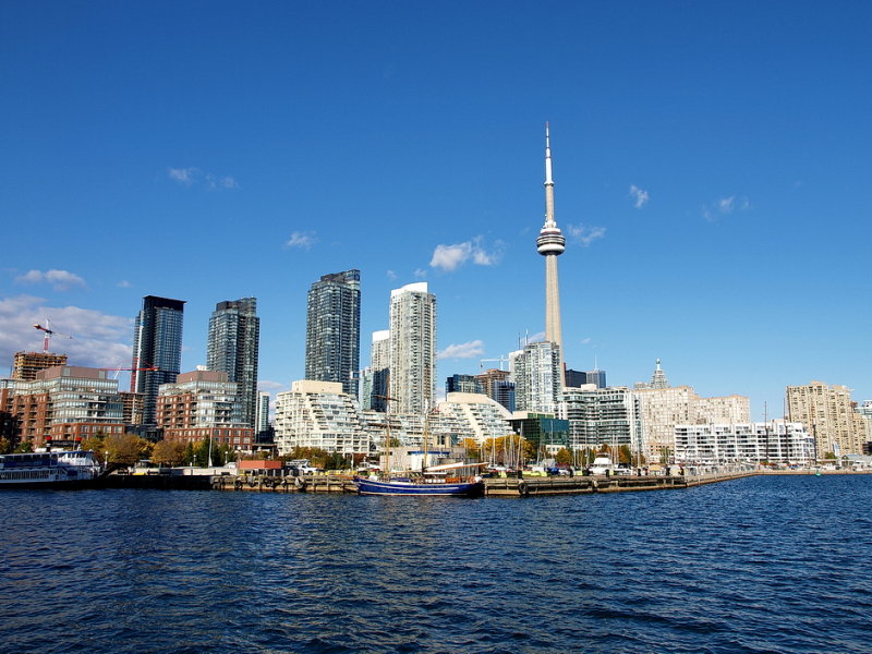 Downtown Toronto from the lake