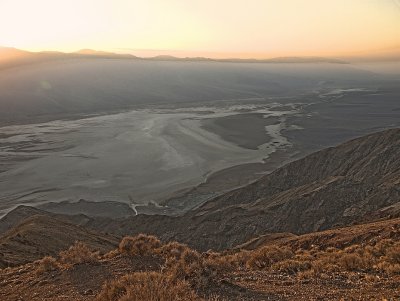 Sunset over Death Valley