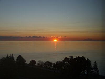 Sunrise on Lake Ontario