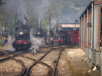 4 Locos + 1 Steam Tractor