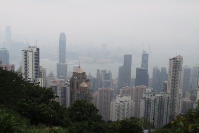 Scenic Overlook of Hong Kong and Kowloon
