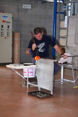A Master Glass Blower Demonstates His Skills