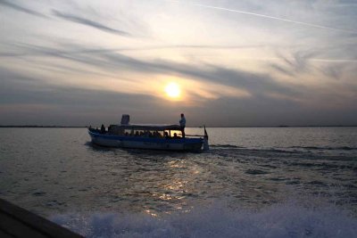 The Sun Sets Over Venice and the Lagoon