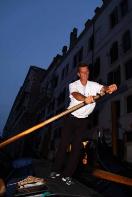 An Evening Gondola Ride on the Canals of Venice