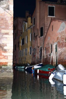 An Evening Gondola Ride on the Canals of Venice