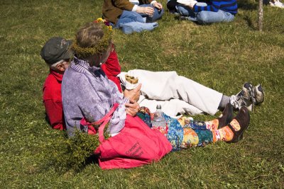 ....and old hippies taking a break!