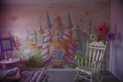 Marley's bedroom.....a princess's lair!