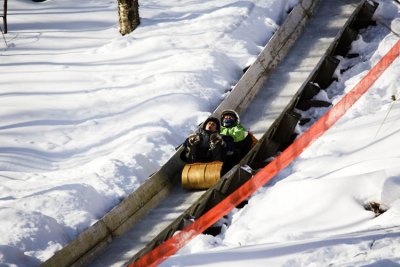 BuyThisImage!...to try their skill at the toboggan chute!