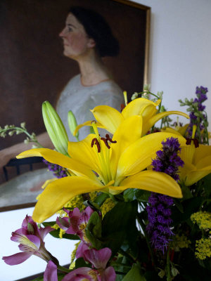 They try to bring spring into the Inn.