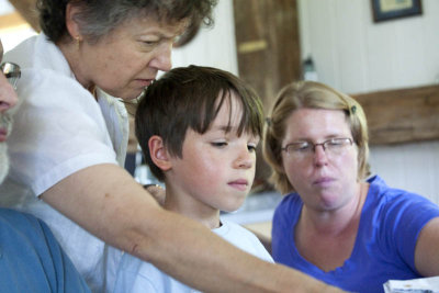 Lynne and Marsey with Tris.